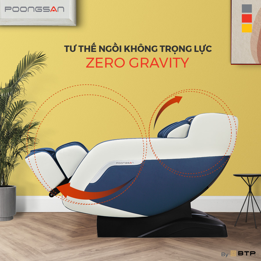 Ghế massage Poongsan MCP-151 không trọng lực